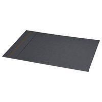 Sous-main rigide simili cuir italien titane 60x40 cm - Image principale