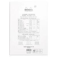 Bloc agrafé blanc N 18 21x29,7 cm 80 feuillets 80g - Image 3