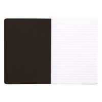 Cahier noir piqué ligné 14,8x21 cm 96 pages non détachables 80g - Image 3