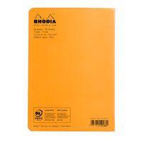 Cahier piqué orange 14,8x21 cm 96 pages non détachables 80g - Image 2