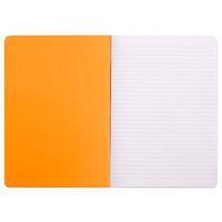 Cahier piqué orange 21x29,7 cm 96 pages non détachables 80g - Image 2