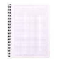Notebook reliure intégrale orange A4+ 5x5 cadre en-tête - Image 2