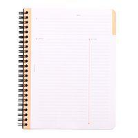 Meetingbook reliure intégrale orange 16x21, pages imprimées - Image 2