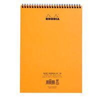 Bloc reliure intégrale orange 21x29,7 cm 80 feuillets 5x5 - Image 3