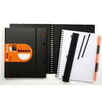 Exabook rechargeable reliure intégrale A4+, 5x5 +marge+cadre - Image 4