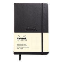 Webnotebook noir A5 192 pages dot fermeture élastique - Image 3