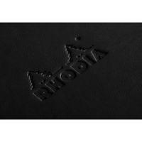 Webnotebook noir A5 192 pages ligné fermeture élastique - Image 2