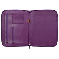 Grand conférencier violet pour bloc ou carnet format A4 - Image 2