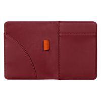 Livret porte-bloc n 11 lie de vin pour bloc carnet format A7 - Image 3