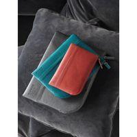 Pochette zippée en simili cuir italien taille S titane - Image 4
