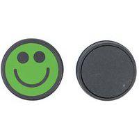 Lot de 5 plots magnétiques Smiley, Coloris : Vert - Image 4