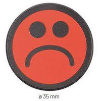 5 magnets smiley rouge 35mm rouge - Image 3