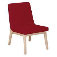 Chauffeuse Zélos sans surpiqûre hêtre Géranium - Image principale