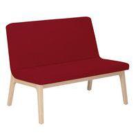 Banquette accueil Zélos 2 places sans surpiqûre - Manutan Expert - Image 2