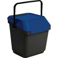 Poubelle EasyMax 35 L noir/bleu - Image principale