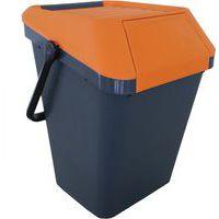 Poubelle EasyMax 45 L noir/orange - Image principale
