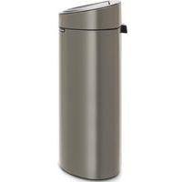 Poubelle Touch bin New 40 ltr Brabantia platine - Image principale