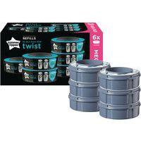 Lot de 6 Cartouche d'enveloppes plastique pour couches bébé 1x6 pièce - Image principale