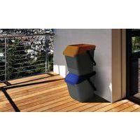 Poubelle EasyMax 35 L noir/orange - Image 2