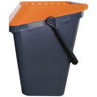 Poubelle EasyMax 45 L noir/orange - Image 2