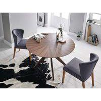 Table réunion Carmel Ø 120 cm plateau plaqué Chêne - Image 2