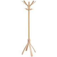 Porte-manteaux CAFE bois clair 5 double patères - Image principale