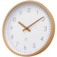 Horloge murale en bois TREE Verre Bois clair Fond blanc - Image 4
