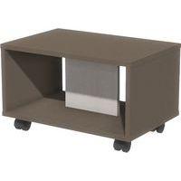 Table basse Identité à roulettes Argent/Brun - Image 2