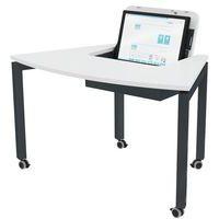 Poste écran incurvé rabattable Arcade mobile mélaminé - Image 2