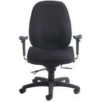 Fauteuil Dexter usage intensif 24 h Presidio Noir - Image principale