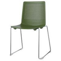 Lot de 2 chaises PERFY pied traîneau GGI - Image principale