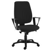 Fauteuil de bureau Lander haut dossier synchrone Noir - Image principale