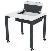 Poste écran rabattable Arcade mobile mélaminé - Image principale