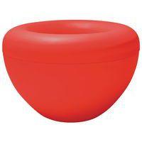 2 jardinières intérieures Scoop avec pots - rouge - Image principale