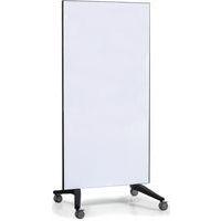 Tableau en verre mobile 90x175cm blanc Verre de sécurité - Image principale