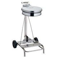 Support sac mobile a pédale inox - 110L - Image principale