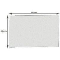 100 Etiquettes magnétiques prédécoupées Larg : 80 mm Haut : 25 mm - Image 2