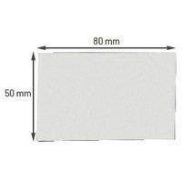 100 Etiquettes magnétiques prédécoupées Larg : 80 mm Haut : 50 mm - Image 2