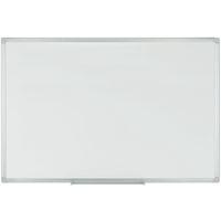 Tableau simple émaillé blanc cadre acier - 90 x 180 cm - Image principale