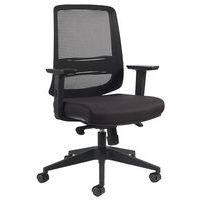 Fauteuil NOVY Eco MD résille Noir sans Têtiere avec acc Noir - Image principale