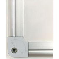 Tableau simple émaillé blanc cadre acier - 60 x 90 cm - Image 4