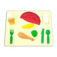 Lot 5 puzzles reliefs les aliments à trier - Image 5