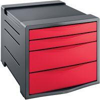 Bloc de classement Esselte VIVIDA rouge - Image principale