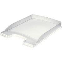 Lot de 10 Corbeille à courrier Leitz Plus, Slim Transparent - Image principale