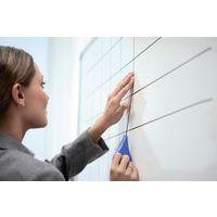 Lot de 5 Ruban autocollant Nobo pour quadrillage, 1,5 mm x 10 m, noir - Image 2