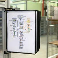 Support mural avec poche A4 - Magnétique - Tarifold - Image 2