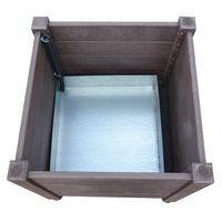 Bac de fond galva pour réserve d'eau 65x65 cm pour jardinière - Image principale