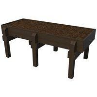 Jardin surélevé 6 pieds 240 x 110 cm - marron - Image principale