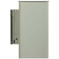 Poubelle pivotante rectangulaire murale Tourny - 27l - gris ciment-Rossignol Pro - Image 3