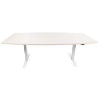 Table réglable en hauteur forme tonneau Oréa 1 moteur - Manutan Expert - Image 4